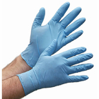 Multi Zweck der blaues Wegwerfpulver-freier Nitril-Handschuh-M3.5G