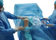 Knie Arthroscopy-Verfahrens-Satz SMS-Gewebe-sterile grüne wesentliche Satz-Laminierungs-geduldiger chirurgischer Wegwerfsatz