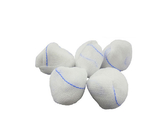 Sterile medizinische Baumwolle Gauze Ball mit Röntgenstrahl-Faden-blauer Fadenchirurgie 100% der Wegwerferdnussballbaumwollmehrfachen Größe