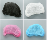 Nicht gewebtes chirurgisches Hauben-Krankenhaus SMS/PP-Gewebe Bouffant-Kopfbedeckung vier Farbgröße angepasst