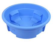 Plastikführungsdraht-Schüssel mit 5 Tab Polypropylene 2500 ml-Blau