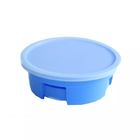 Plastikführungsdraht-Schüssel mit 5 Tab Polypropylene 2500 ml-Blau