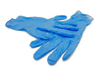 Medizinische blaue Nitril-Einweghandschuhe, puderfreie Sicherheits-Untersuchungshandschuhe