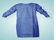Verstärkte chirurgisches Kleiderfarbeblaue materielle nichtgewebte Größen-Wegwerfkundenbezogenheit