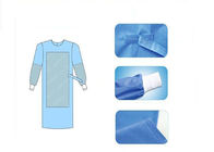 Chirurg Disposable Surgical Gown, Laborblaue Plastikisolierung bekleidet pp.-PET Material