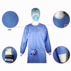 Undurchdringlicher Wegwerf- Schutzkleidungs-gestrickter Stulpen-Ärmel-Standard chirurgisches Kleid-Sms