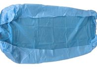 Klinik-Wegwerfchirurgisches drapiert blaue Bett-Abdeckungen mit elastischen gepaßten Bettlaken