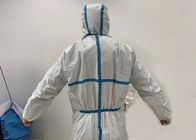 Antibakterien-chirurgisches Kleiderschützende Wegwerfdoktoren Suits With Blue Tape