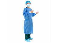Blaues Krankenhaus-schützendes wasserdichtes Isolierungs-Kleid SPP SMS