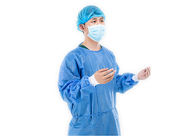 Blaues Krankenhaus-schützendes wasserdichtes Isolierungs-Kleid SPP SMS