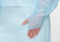 Wasserdichtes Plastikdaumen-Schleifen-Isolierungs-Kleid-CPE-Schutzblech-Kleiderchirurgische Zusätze