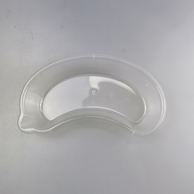 Plastikwegwerfnierenschale transparentes 800cc mit gebogenem Mund