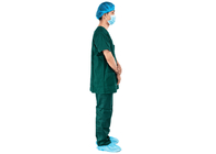 Das medizinische Krankenhaus scheuern sich entspricht Krankenpflege-Uniform des V-Ausschnitts-kurzen Ärmels