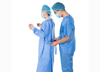 Verstärktes chirurgisches Wegwerfkleid für Krankenhaus 30/40gsm SMS steril