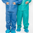 Einweg-Scrub-Anzug und Hosen für das Krankenhaus Krankenschwester-Arzt-Anzug Zwei-Teil-Set T-Shirt und Hosen