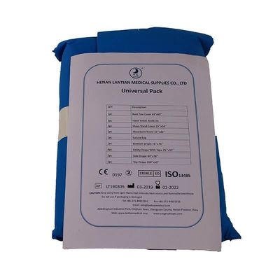 PP-PE-Material Sterile chirurgische Verpackung für medizinische Verfahren Einweg