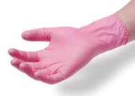 Rosa transparenter PVCwegwerfhandhandschuh-Latex-freie Wegwerfvinylhandschuhe