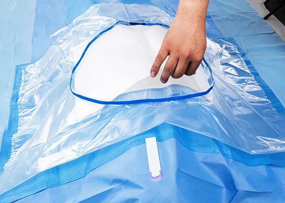 Gewebe-Vliesstoff-chirurgisches steriles drapiert 20 x 20 Zoll in der blauen Farbe für Krankenhaus-Gebrauch