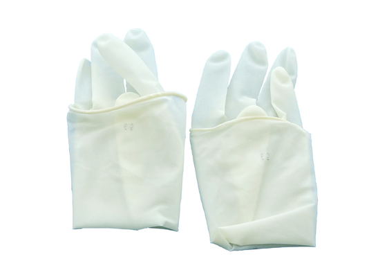 Milchige weiße Wegwerflatex-Handschuhe 100pcs/Box 0.07mm